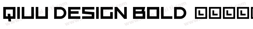 QIuu Design Bold字体转换